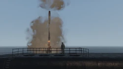 Guided missile launch