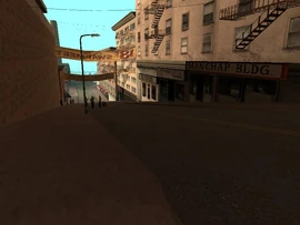 Street view of Los Flores.