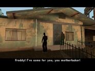 Carl Johnson and OG Loc looking for Freddy.