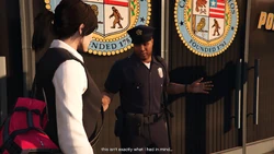 "After head of security at the Diamond, this isn't exactly what I had in mind..