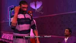 T-Bone gets a phone call.