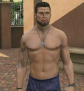 Tyler's appearance in the original version of GTA V.