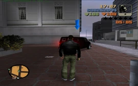 Claude, about to kill the second group using grenades