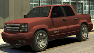 A Cavalcade FXT in Grand Theft Auto IV. (Rear quarter view)