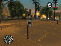 Basketball court in East Los Santos