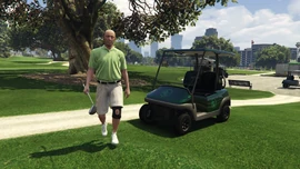 Jeff at the Los Santos Golf Club.