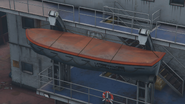 Lifeboat close-up.