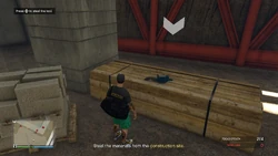 Steal the concrete cutting saw