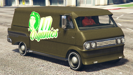 The Youga Custom in the mission, with Franklin and Lamar inside.