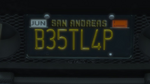 Custom Plate GTAO B35TL4P