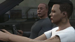 Dre with the players in the Baller ST