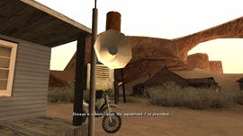 He tells CJ to choose a vehicle, take the equipment he provided...