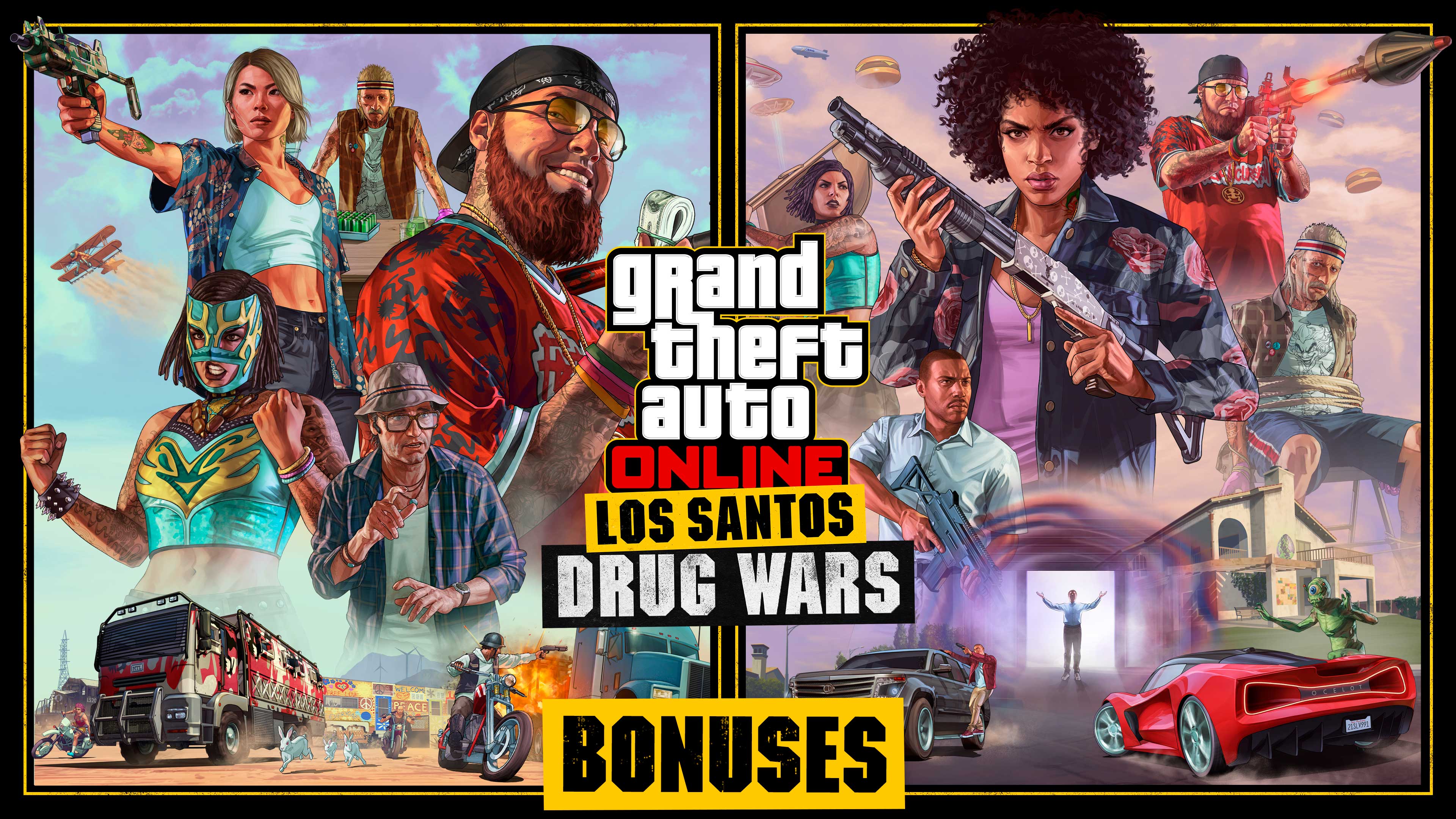 Los Santos Drug Wars Comes to GTA Online on December 13 - Rockstar Games