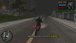 Meet Vincenzo at the Freighter.