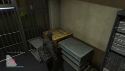 Collected the hard drives.