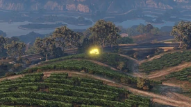 Crashed backup helicopter.