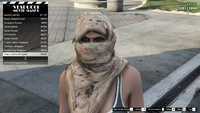 Smuggler'sRun-GTAO-FemaleMasks-Headscarves26-PeachCamoWrapped