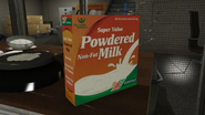 Super Value powdered milk.