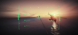 Guided missile target.