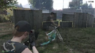 Another player watching a passive mode participant.