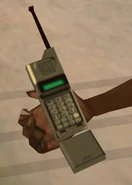The mobile phone in GTA San Andreas.