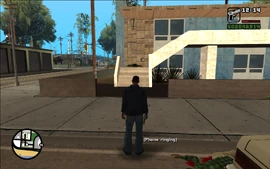 After all Seville Boulevard Families gangbangers are taken out, CJ's phone rings once again.