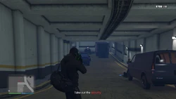 Take out the security.