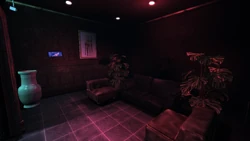 The Triangle Club private room.