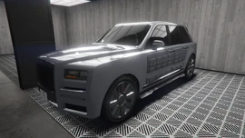 The Agency-provided armored Jubilee parked in the Agency garage.(Rear quarter view)