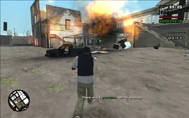 他必须摧毁所有的临时工棚，并把工头杀了