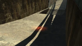 The carbine rifle at the Algonquin Bridge.