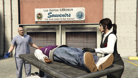 Picking up a bounty eliminated by the GTA Online Protagonist.