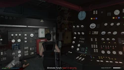 Eliminate Tony's head of security.