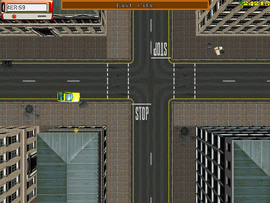 Driving to the first Lewd Lorry location.