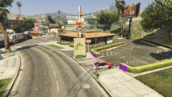 The second green zone is placed in the car park of 