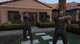 Hostile Duggan Family's henchmen at La Fuente Blanca.