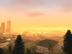 The view from atop Missionary Hill