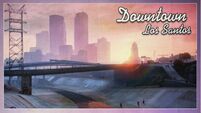 Travel advertisement for Downtown Los Santos, as seen in the digital manual.