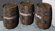 Three barrels of boomshine after Boomshine Saigon.