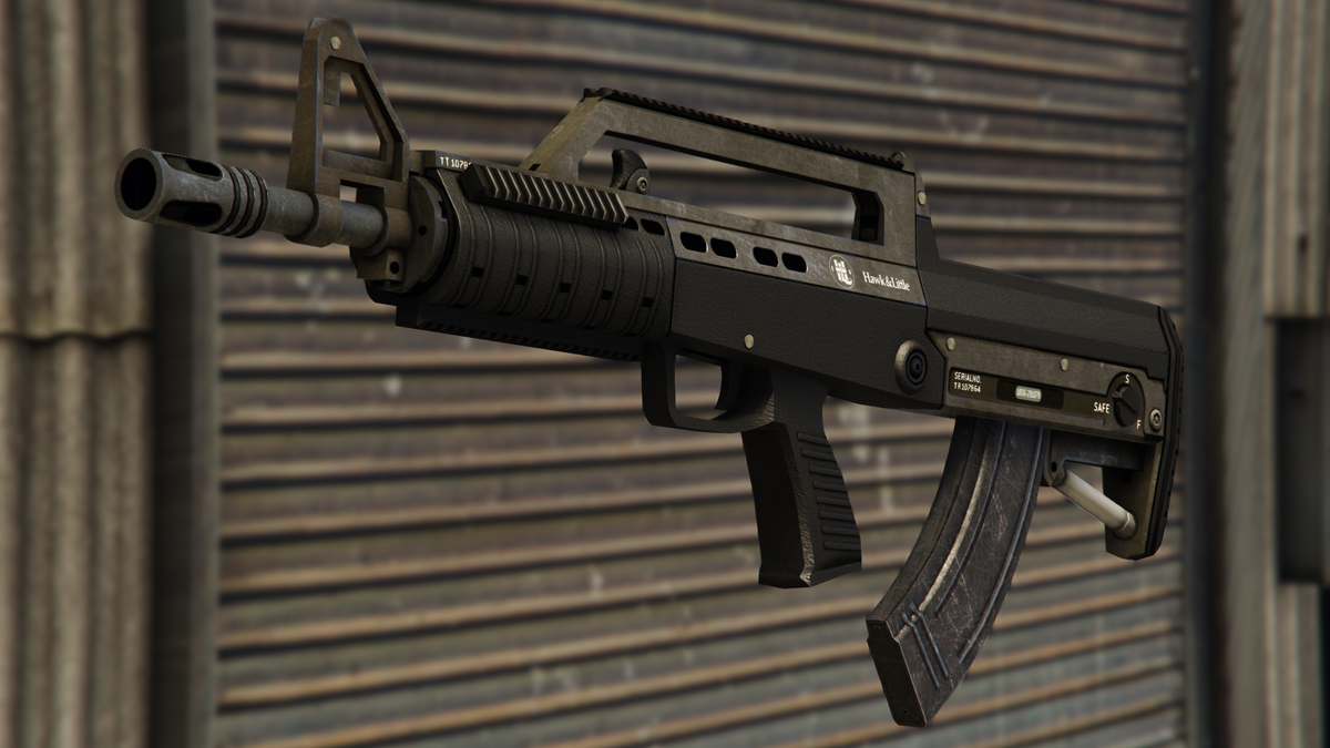 Bullpup rifle gta 5 замена фото 92