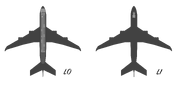 Cargo Plane map layout. Cargo level (left) and Cab level (right).