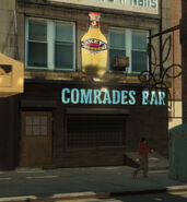 Exterior of Comrades Bar in GTA IV.