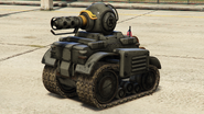 The Invade and Persuade Tank with Flame Thrower upgrade. (Rear quarter view)