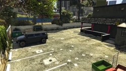 Parking lot of Split Sides West