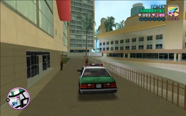 Tommy parking the vehicle.