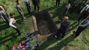 Little Al's gravesite in Grand Theft Auto Online.