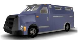 Earlier rendition of the Securicar known as the Armored Truck.