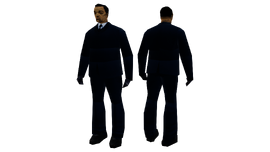 Unused "GOON" pedestrian model.