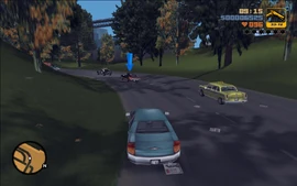 PumpActionPimp-GTAIII-SS10.jpg (148 KB) Claude nearing the Diablo Stallion.