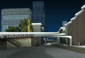 Liberty City in winter seasons. Saint Mark's in 1992.